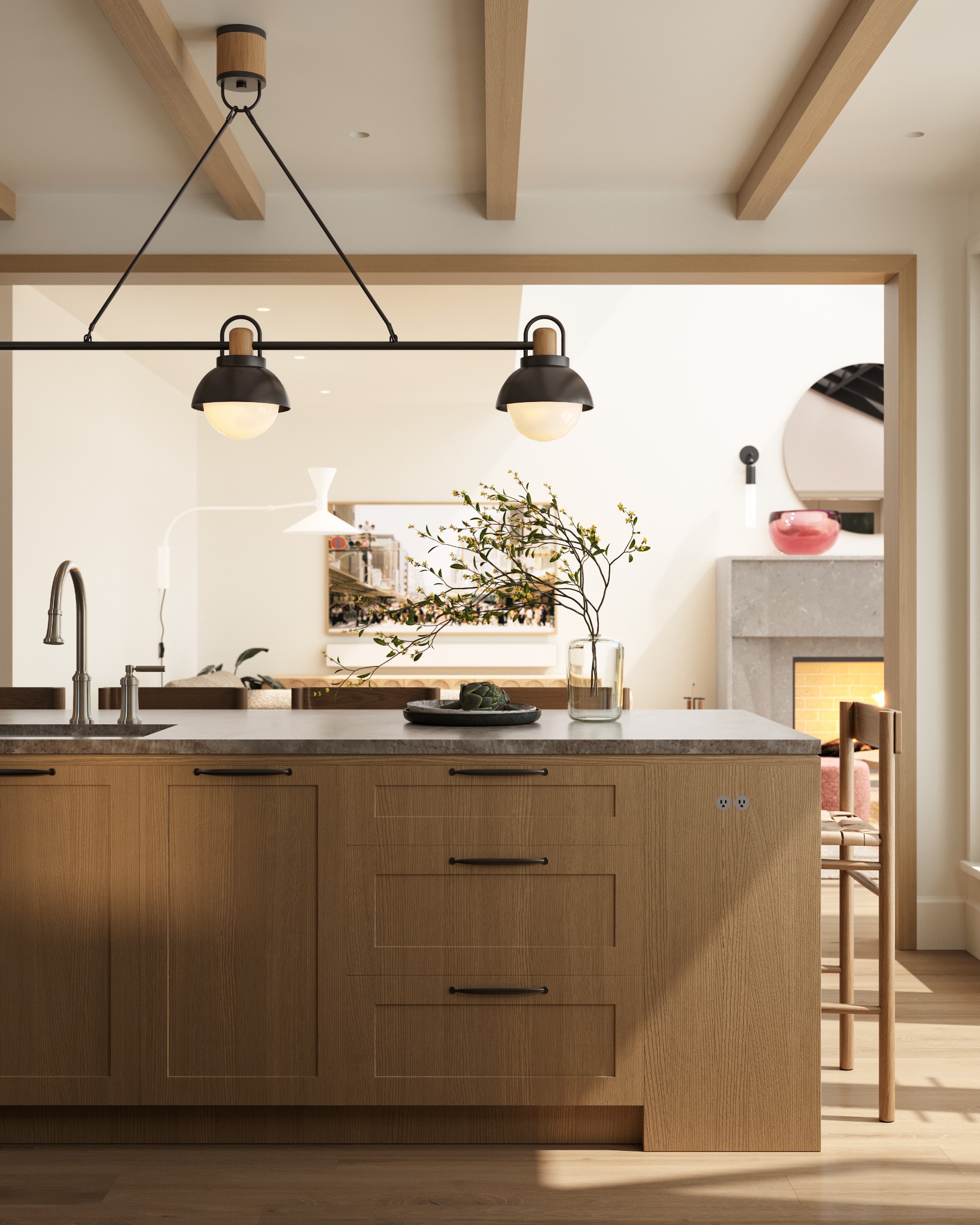 Balsam residence kitchen detail