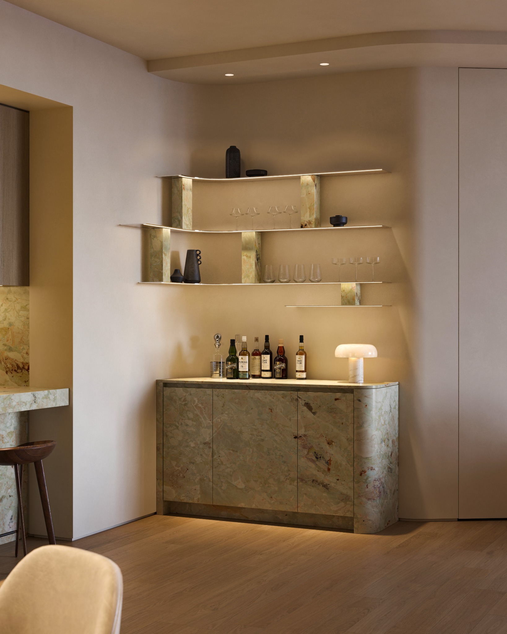 Collins Miami residence interior detail