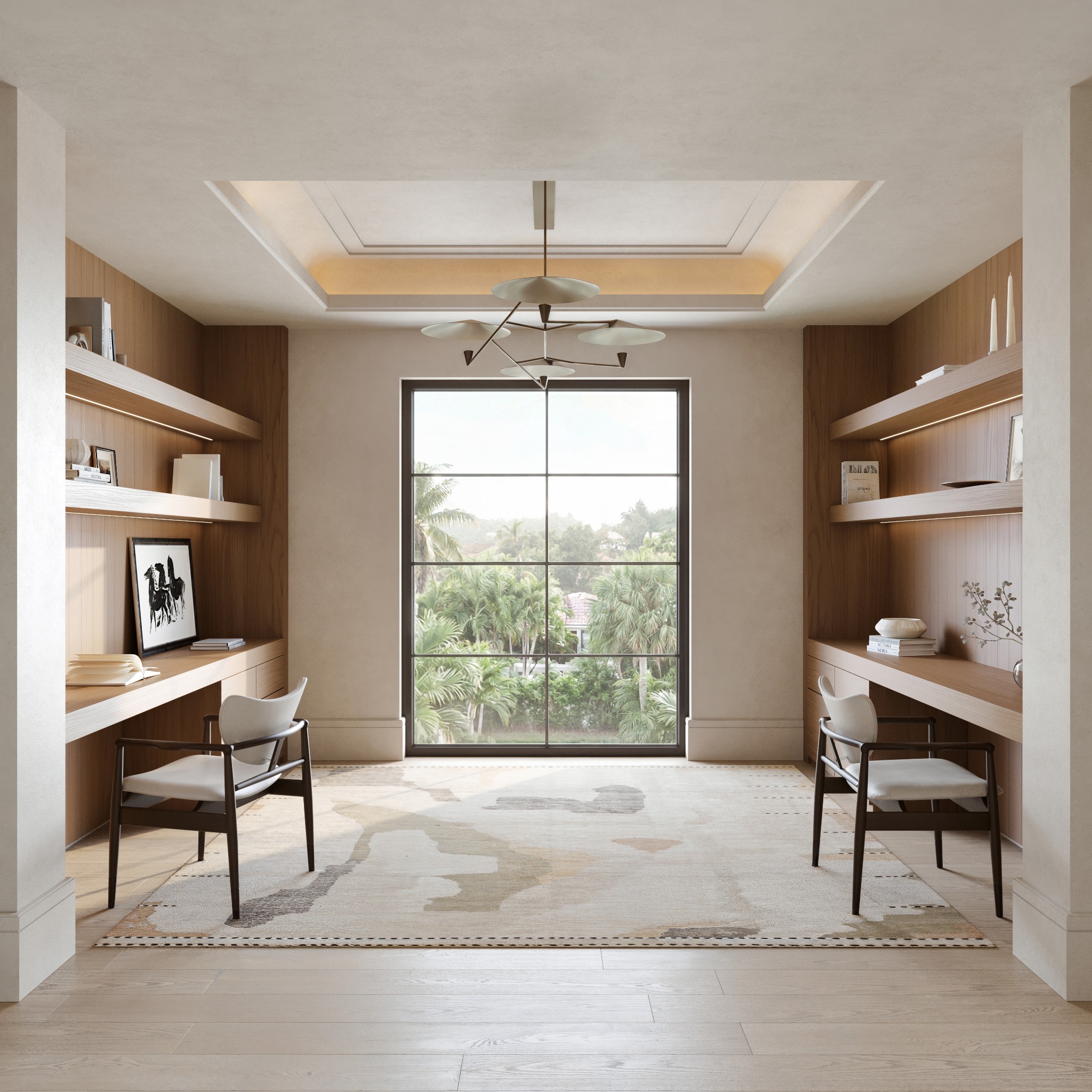 Davis residence home office