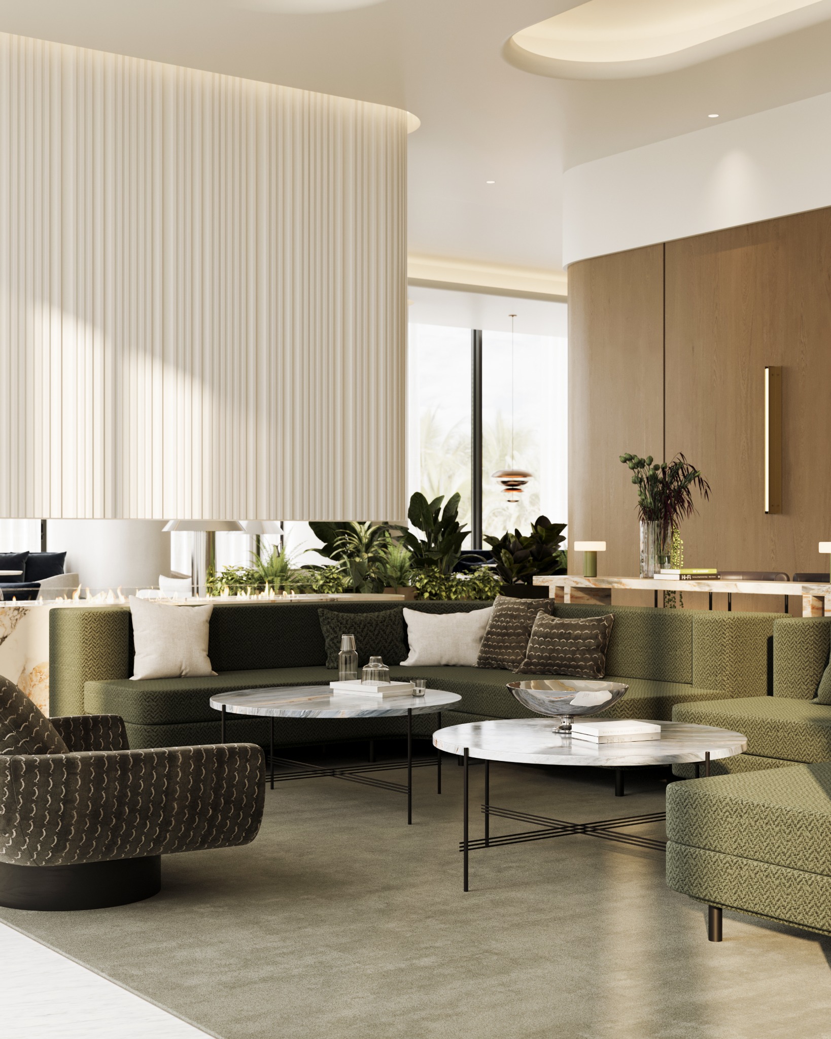 LA Onni central social lounge