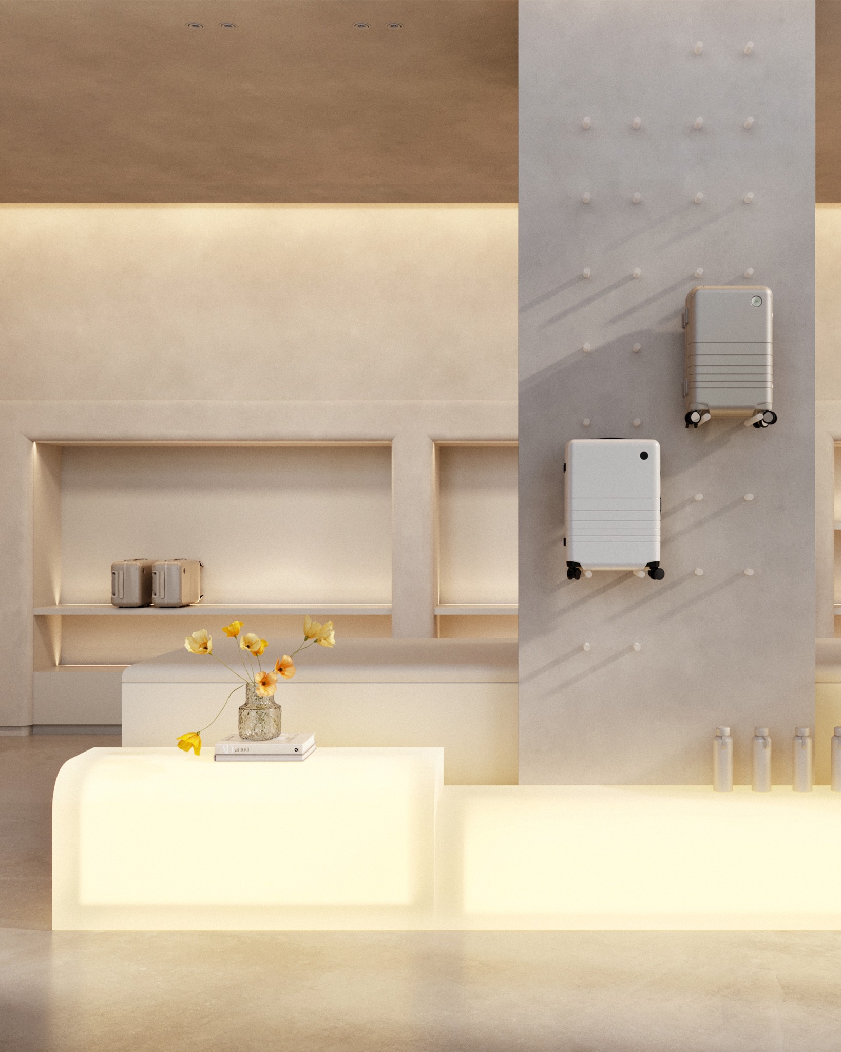 Monos Boston sculptural retail interior