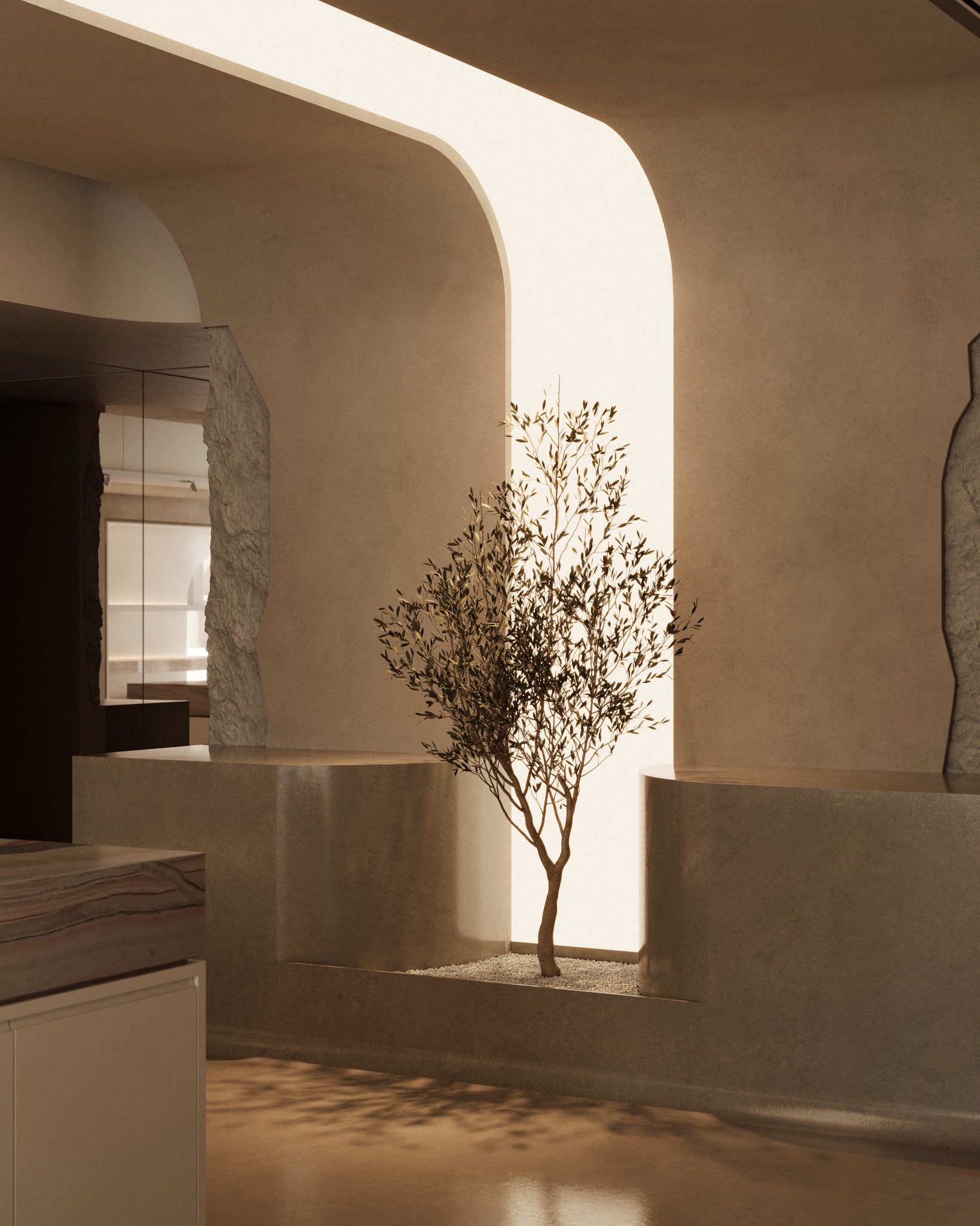 Monos Ossington sculptural retail interior