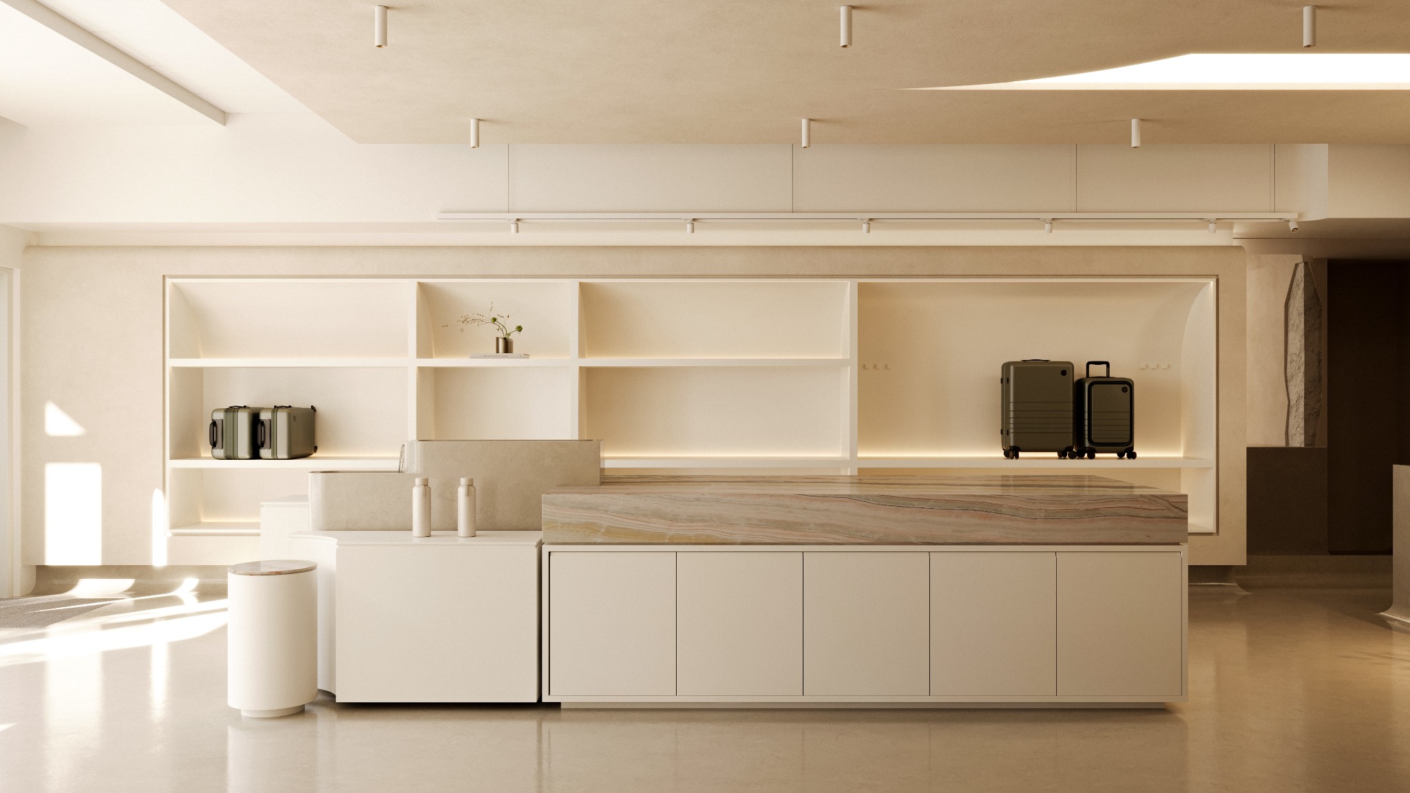 Wide view of the Monos Ossington store
